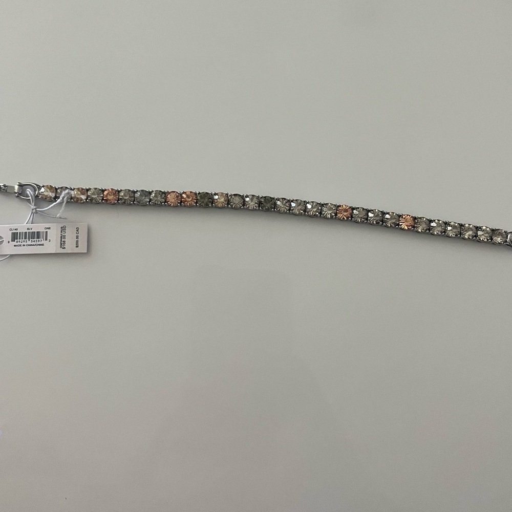Coach Silver and Gold Crystal Bracelet - Picture 7 of 12